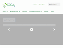 Tablet Screenshot of eastmidlandswoodrecycling.org.uk